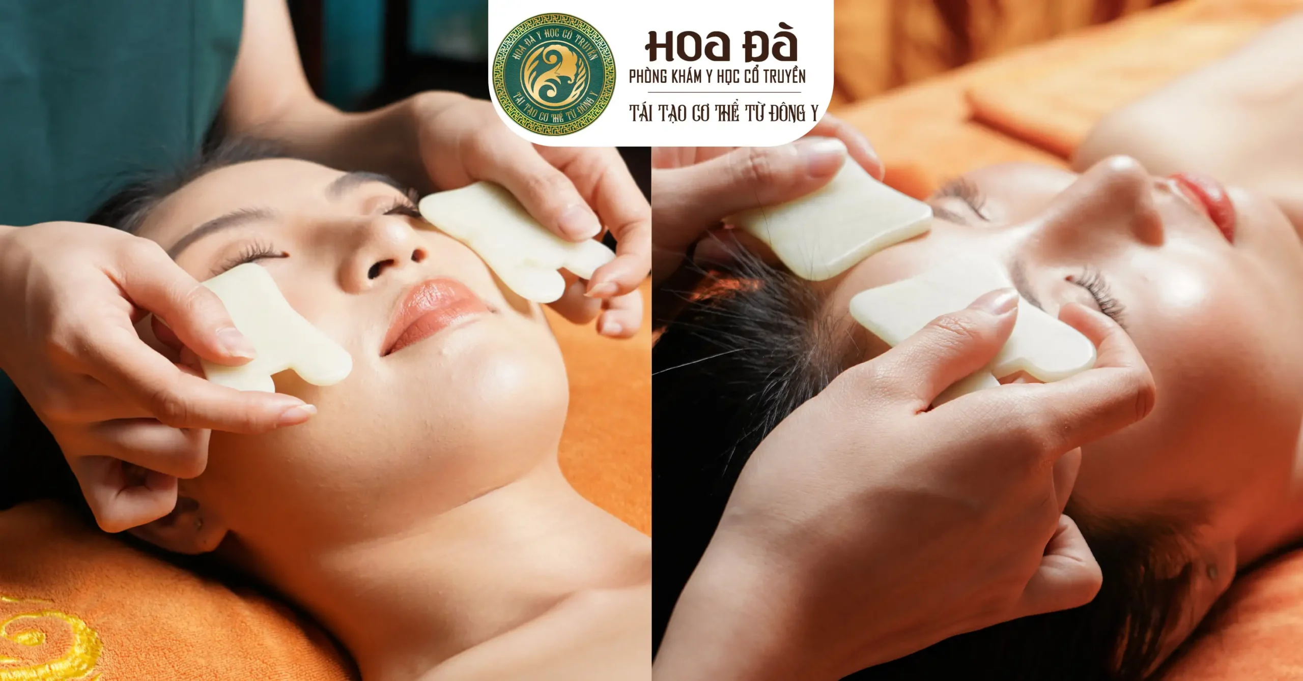 Liệu pháp gua-sha gió mặt học dưỡng sinh đông y