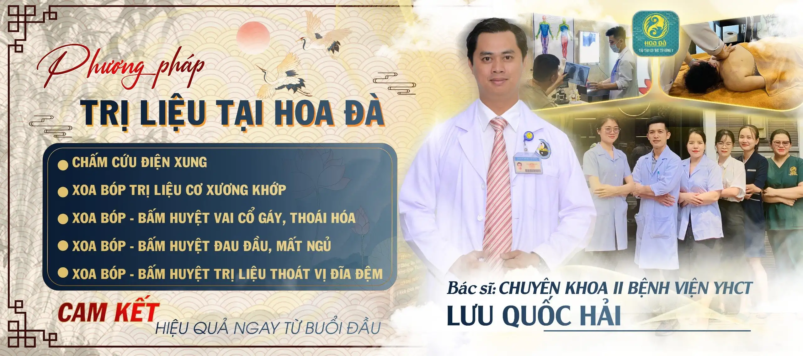 Chăm sóc sức khỏe chuyên nghiệp tại Hoa Đà